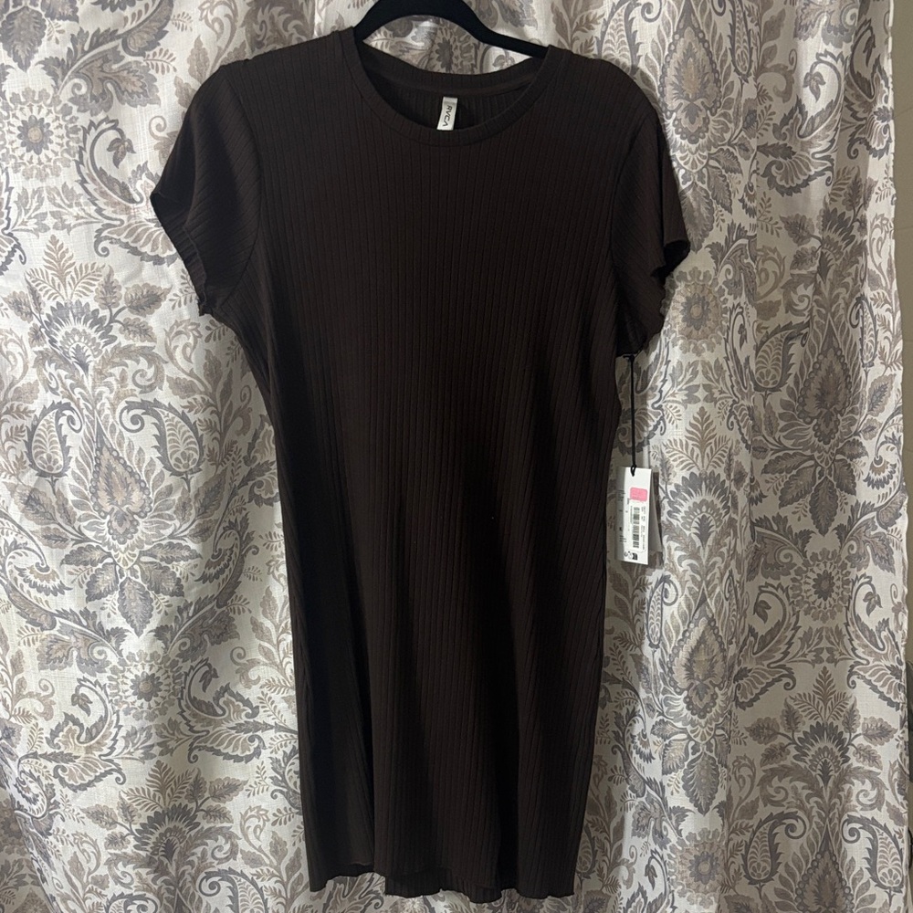 RVCA Ribbed Tshirt Dress